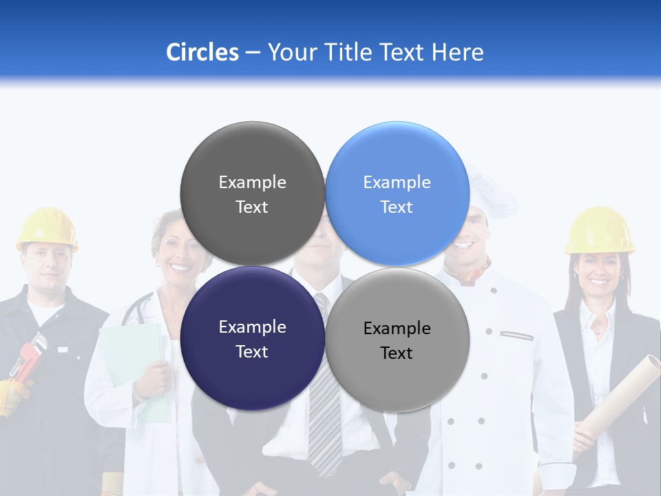 Person Community Employment PowerPoint Template