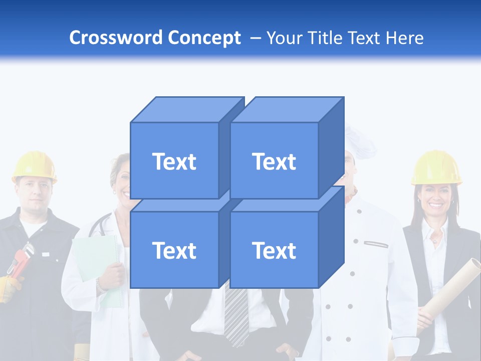 Person Community Employment PowerPoint Template