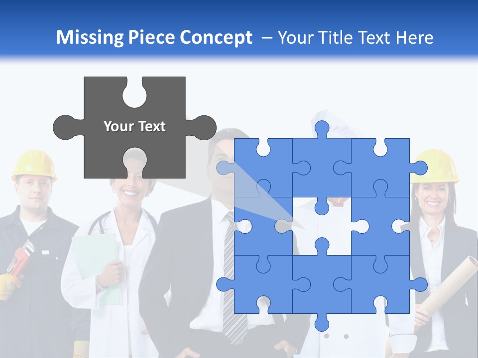 Person Community Employment PowerPoint Template