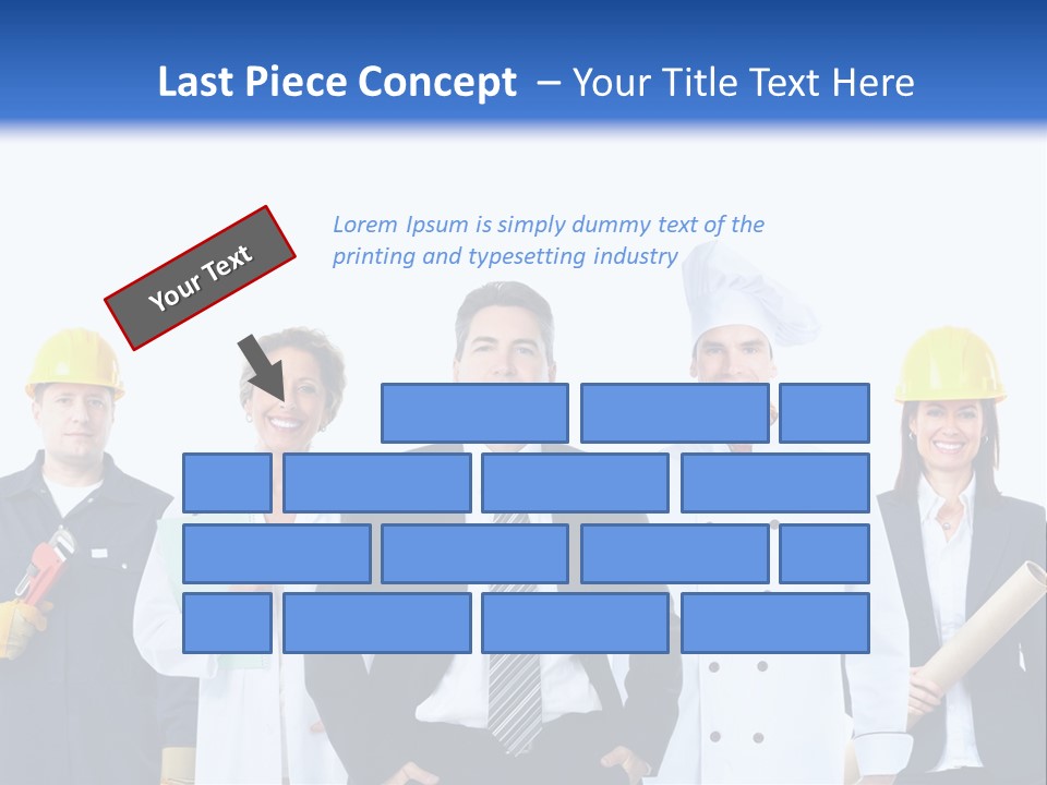 Person Community Employment PowerPoint Template
