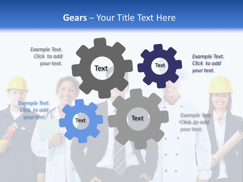 Person Community Employment PowerPoint Template