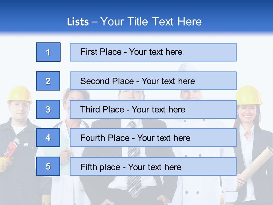 Person Community Employment PowerPoint Template