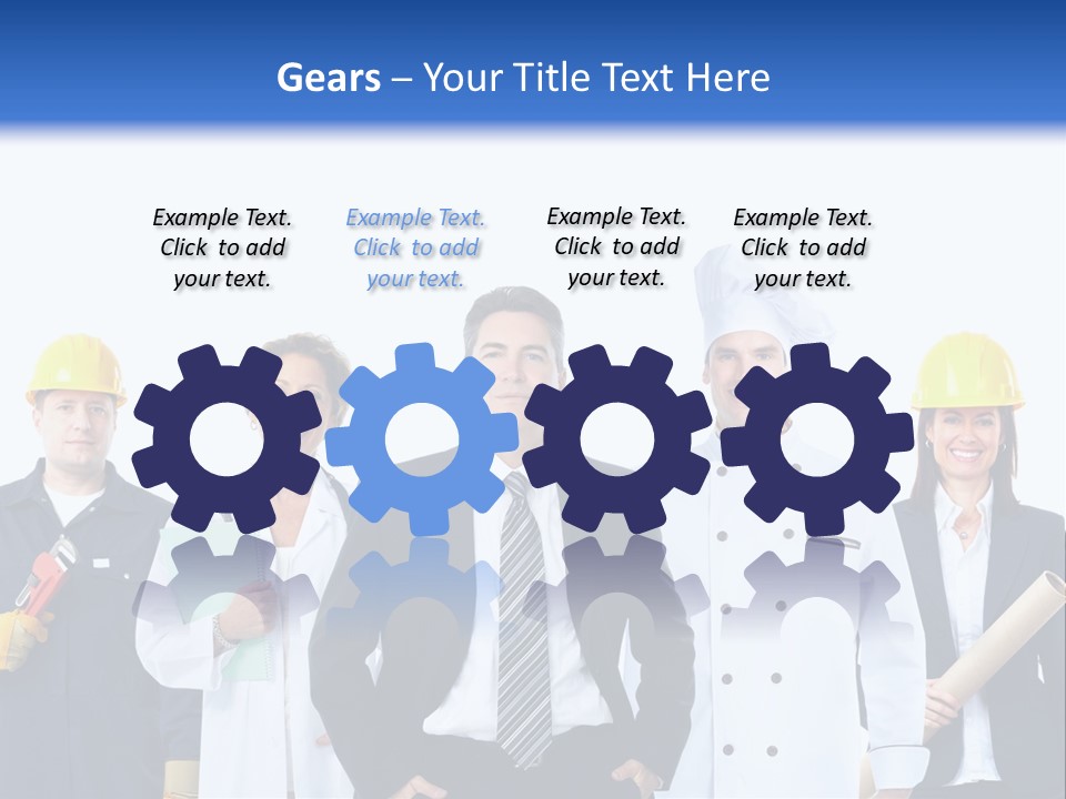 Person Community Employment PowerPoint Template