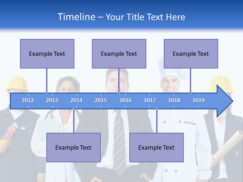 Person Community Employment PowerPoint Template
