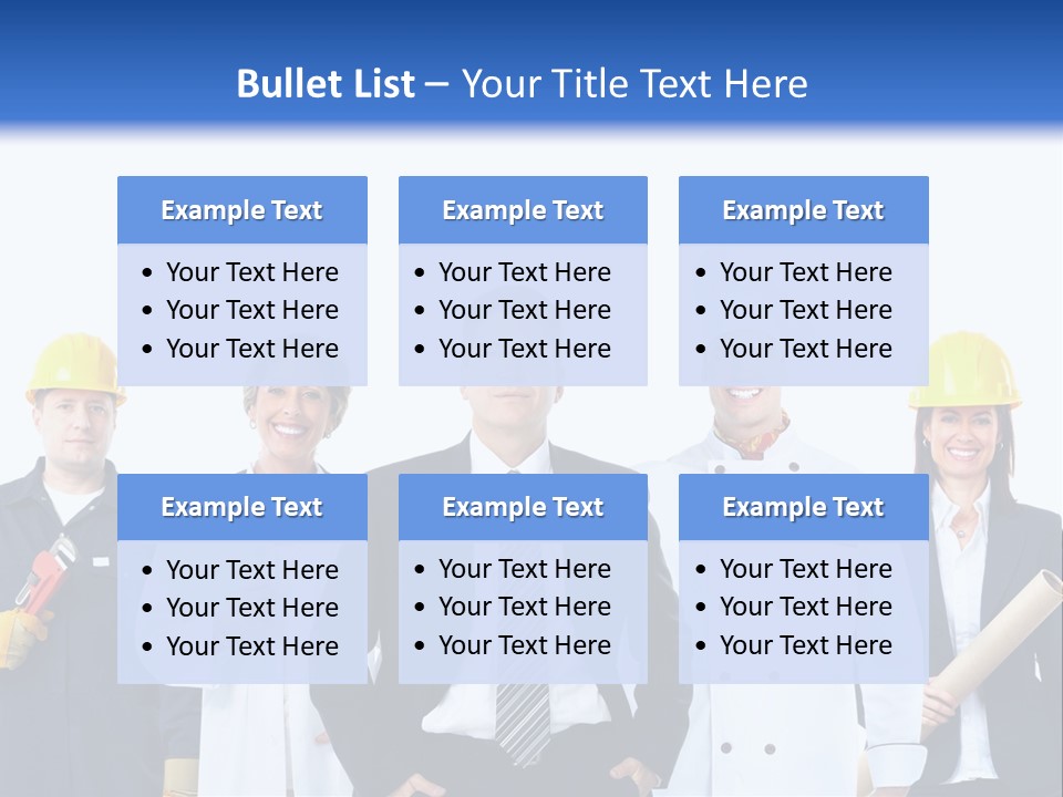 Person Community Employment PowerPoint Template