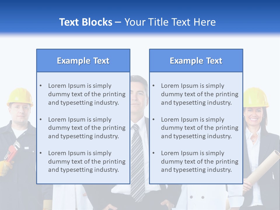 Person Community Employment PowerPoint Template
