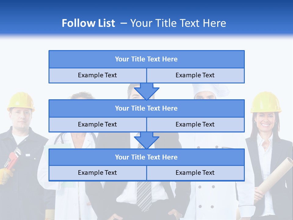 Person Community Employment PowerPoint Template