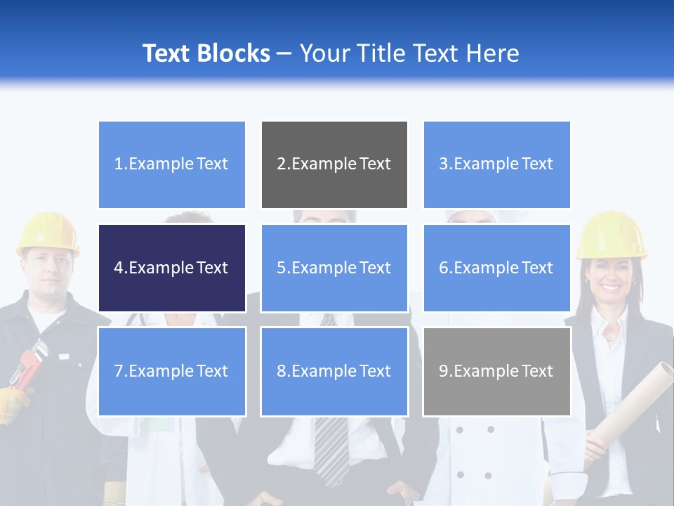 Person Community Employment PowerPoint Template