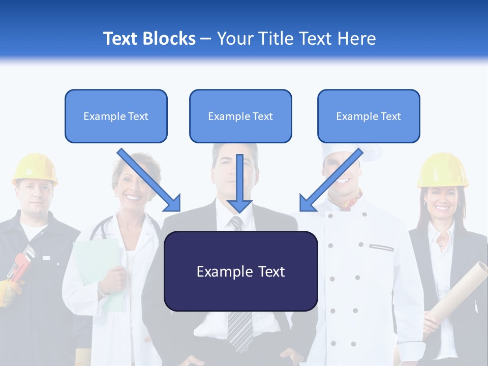 Person Community Employment PowerPoint Template