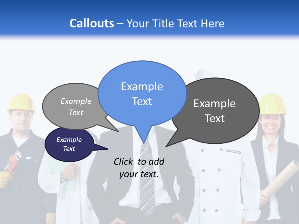 Person Community Employment PowerPoint Template