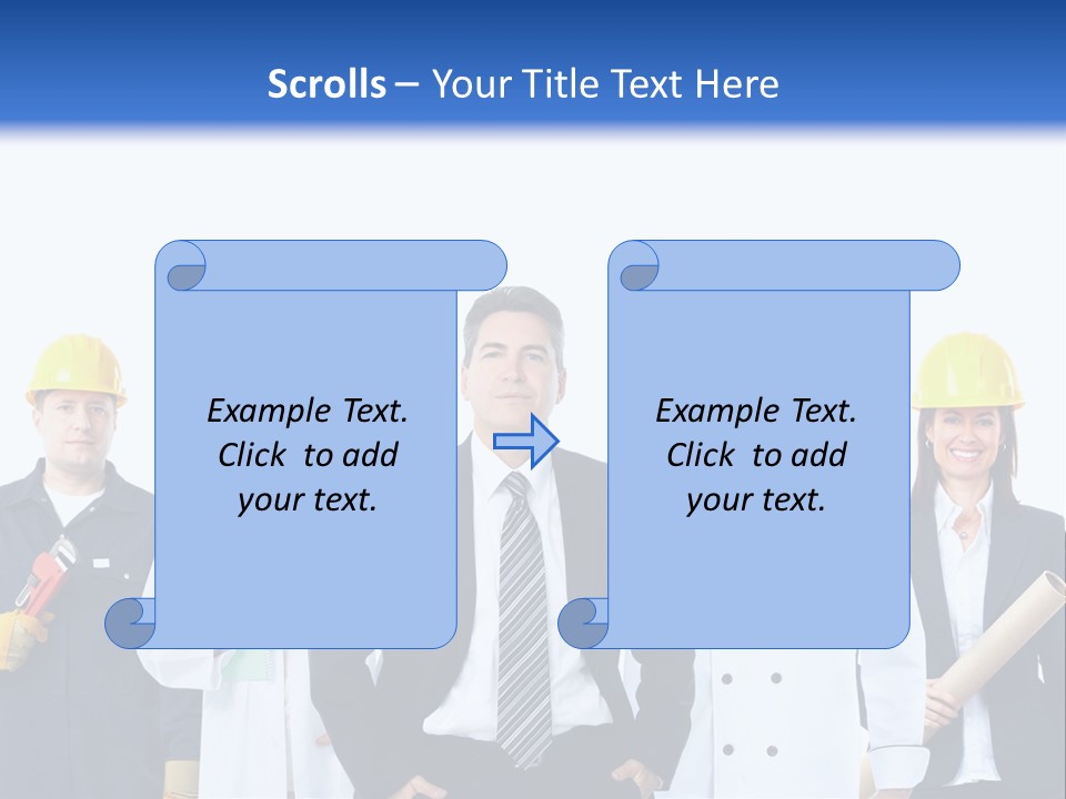 Person Community Employment PowerPoint Template