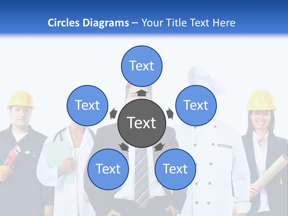 Person Community Employment PowerPoint Template
