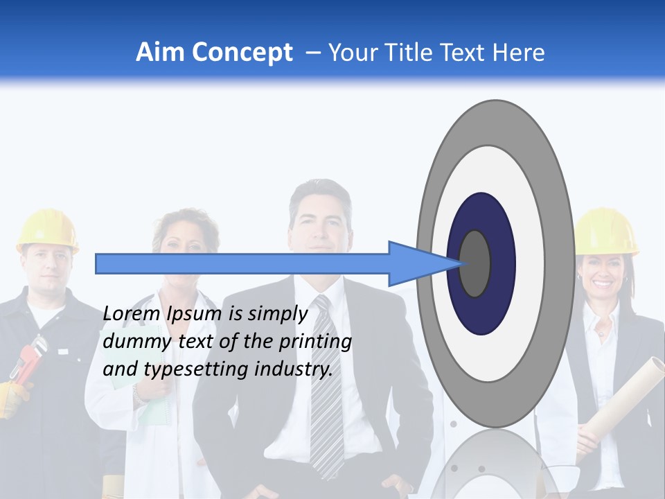 Person Community Employment PowerPoint Template