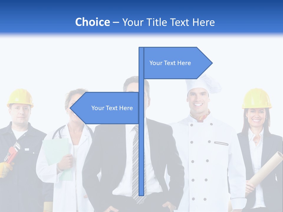 Person Community Employment PowerPoint Template