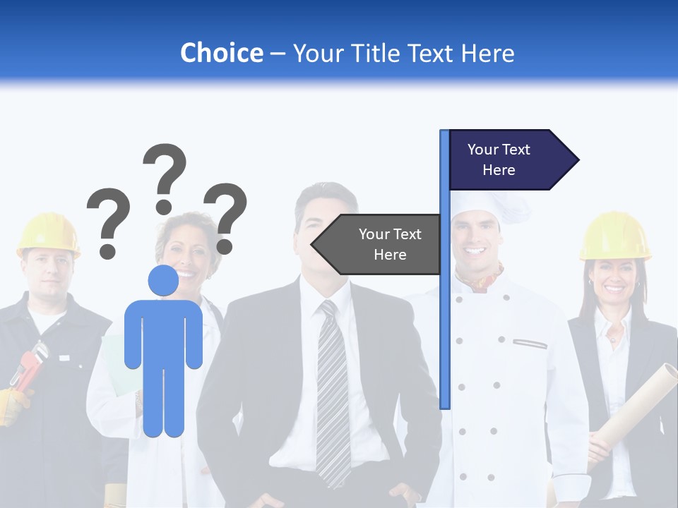 Person Community Employment PowerPoint Template