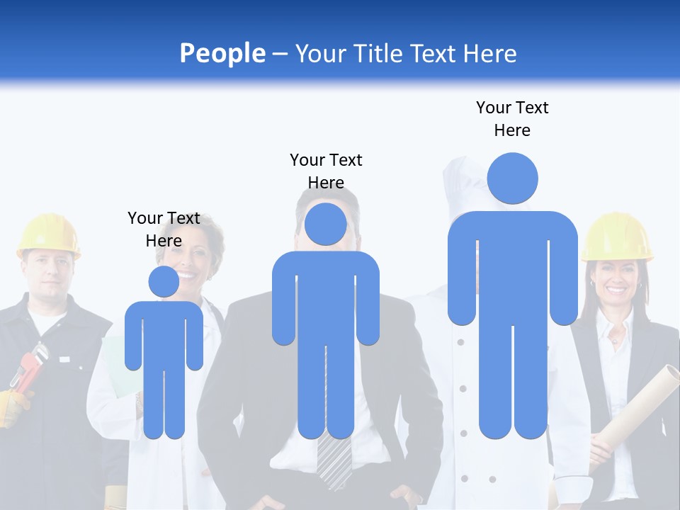 Person Community Employment PowerPoint Template