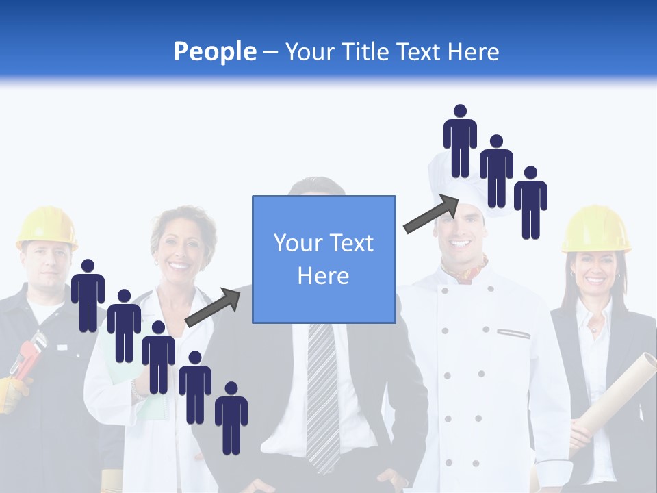 Person Community Employment PowerPoint Template