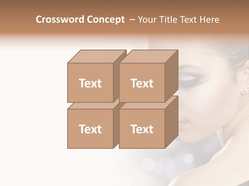 Lipstick Portrait Beautiful PowerPoint Template