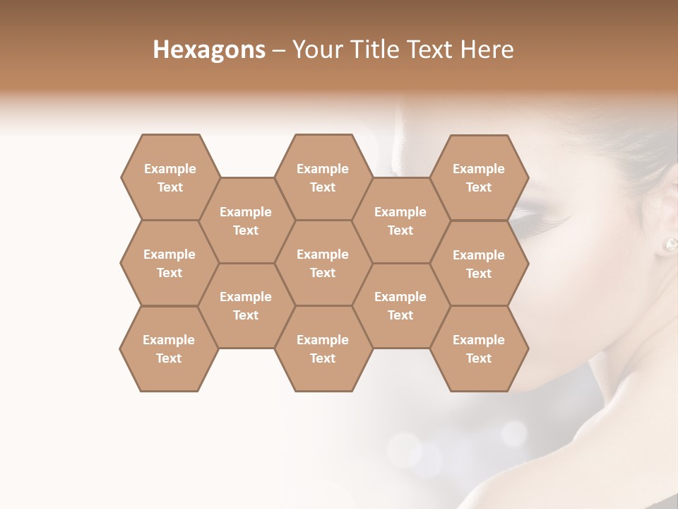 Lipstick Portrait Beautiful PowerPoint Template