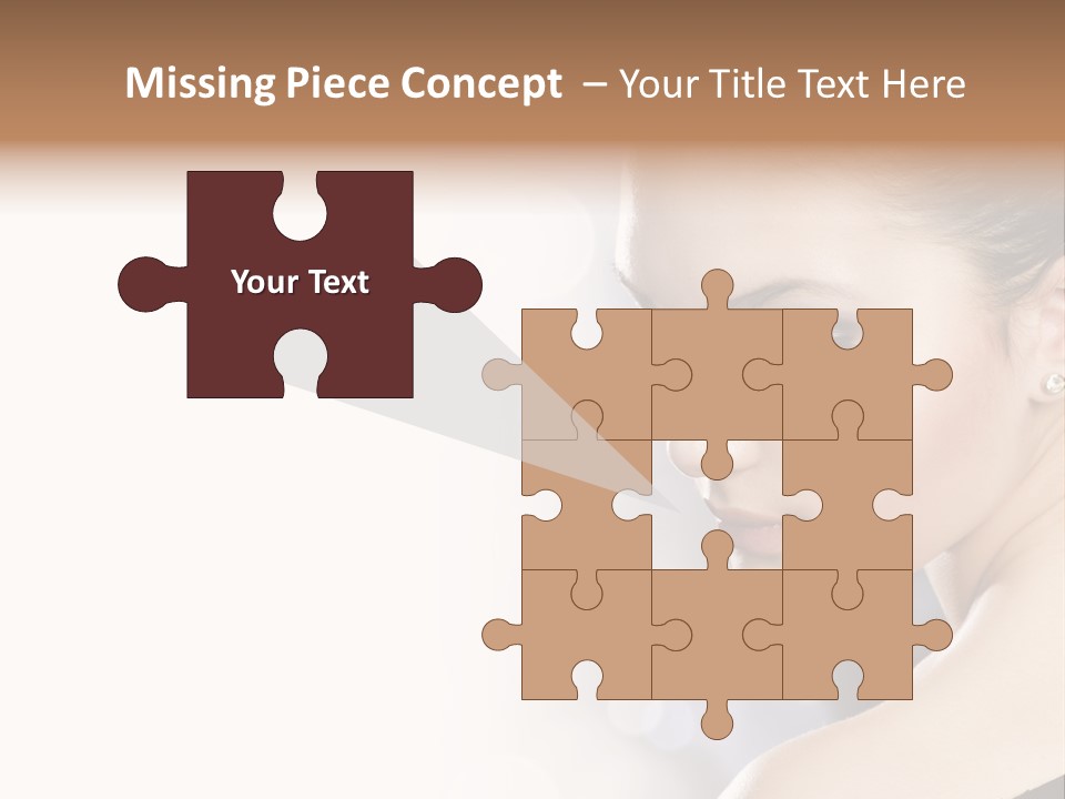 Lipstick Portrait Beautiful PowerPoint Template