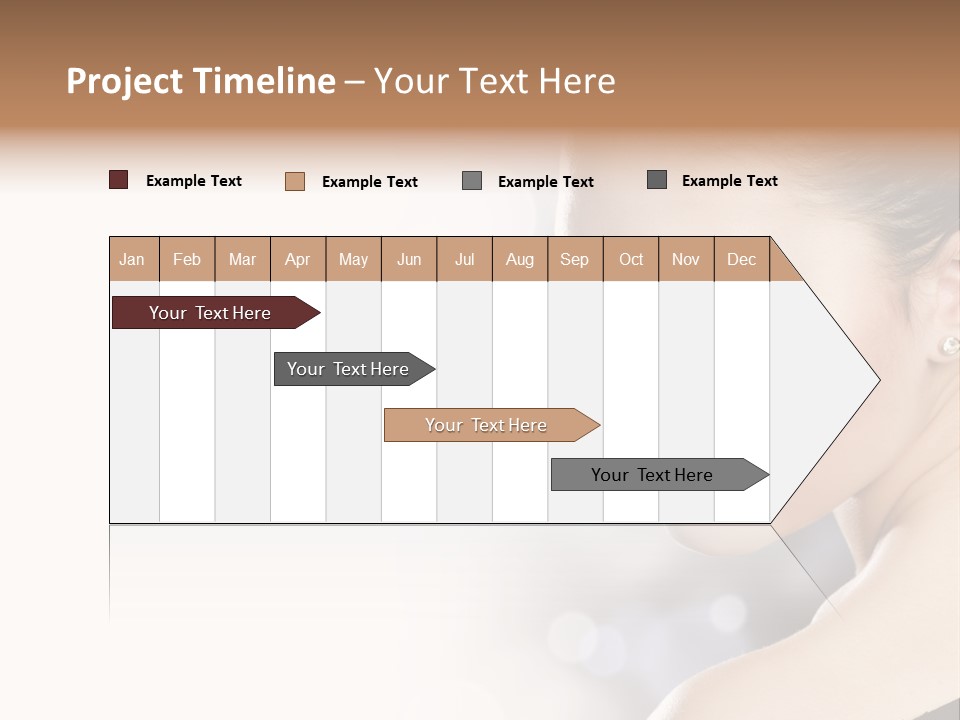 Lipstick Portrait Beautiful PowerPoint Template