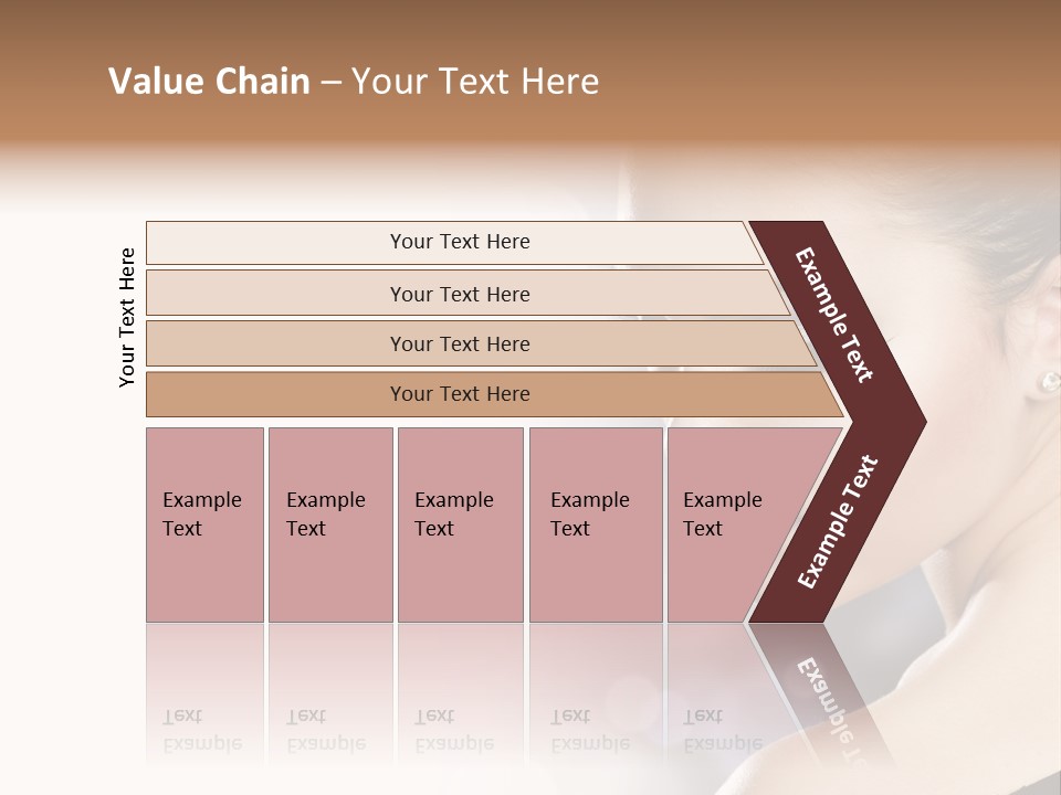 Lipstick Portrait Beautiful PowerPoint Template