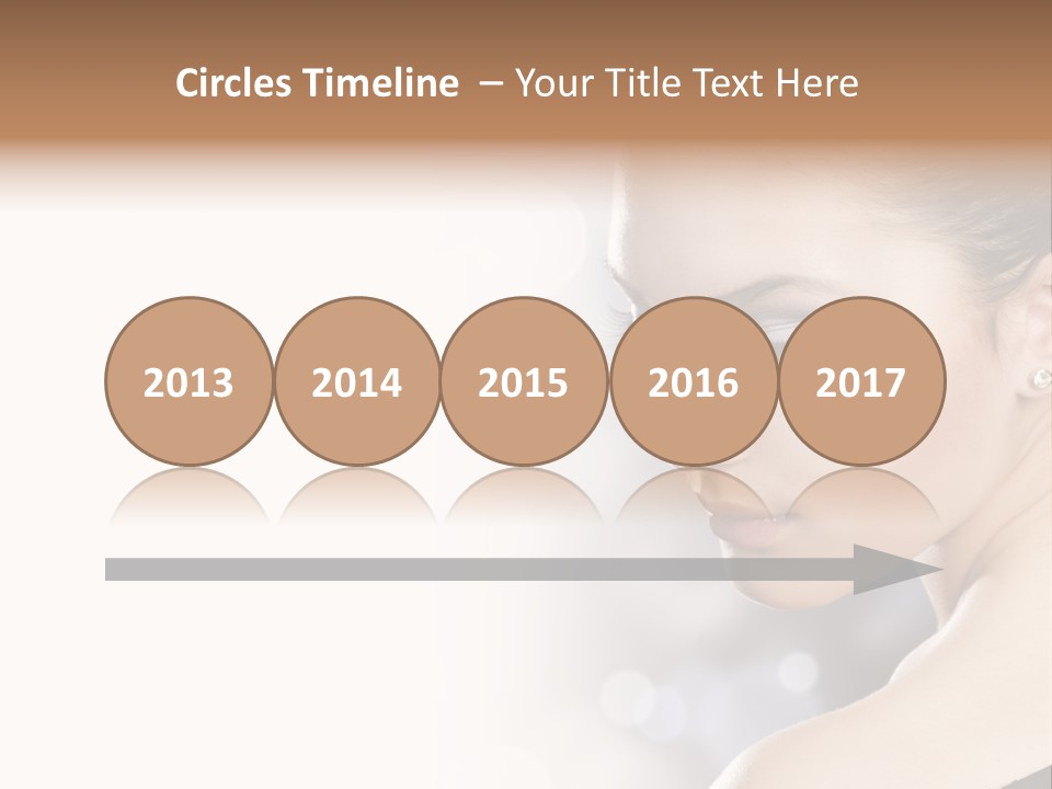 Lipstick Portrait Beautiful PowerPoint Template