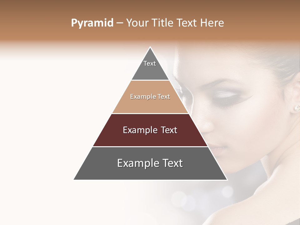 Lipstick Portrait Beautiful PowerPoint Template