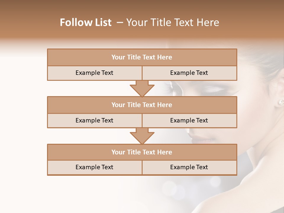 Lipstick Portrait Beautiful PowerPoint Template