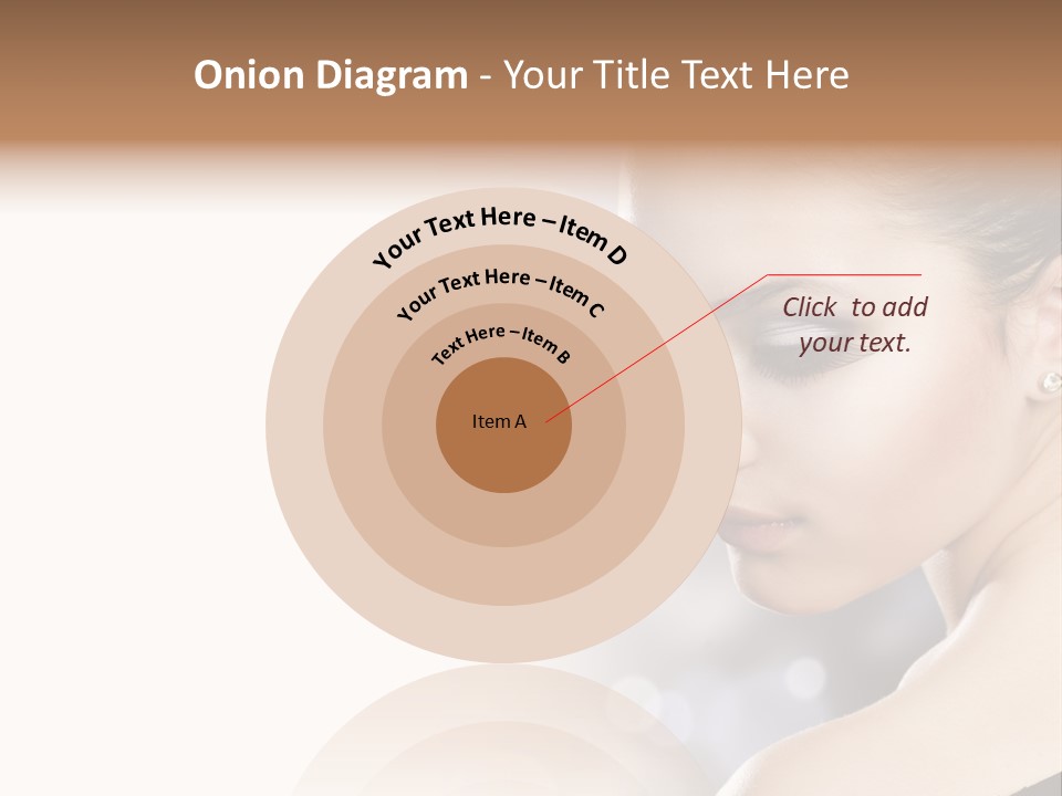 Lipstick Portrait Beautiful PowerPoint Template