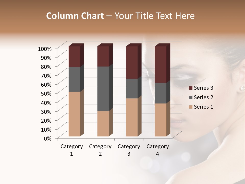 Lipstick Portrait Beautiful PowerPoint Template