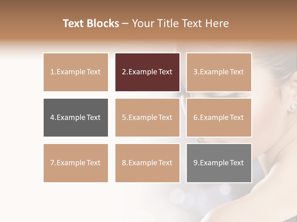 Lipstick Portrait Beautiful PowerPoint Template