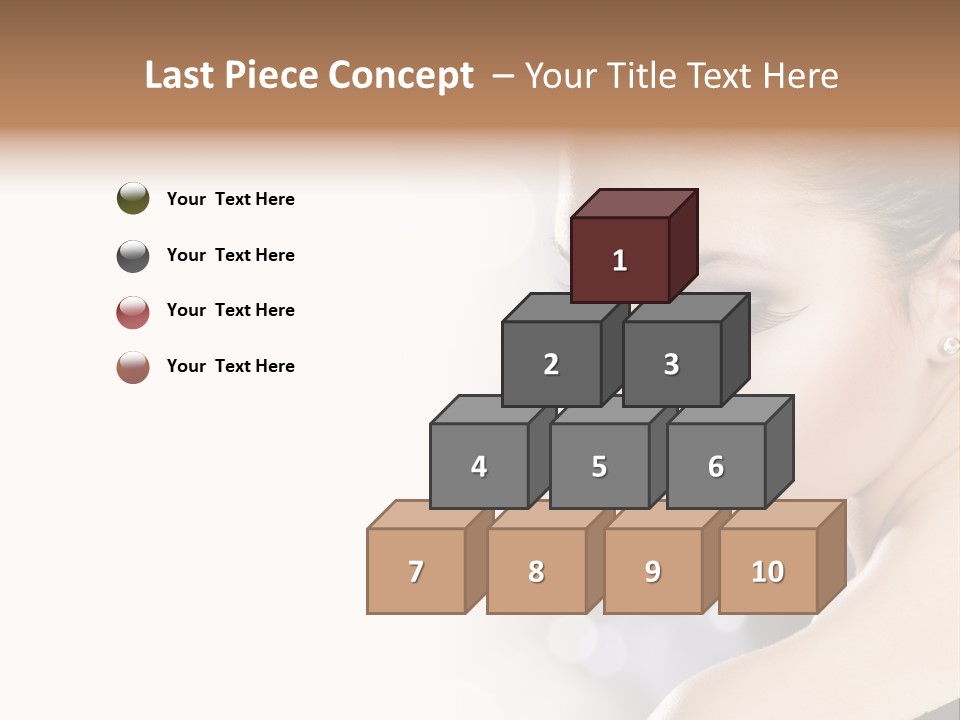 Lipstick Portrait Beautiful PowerPoint Template