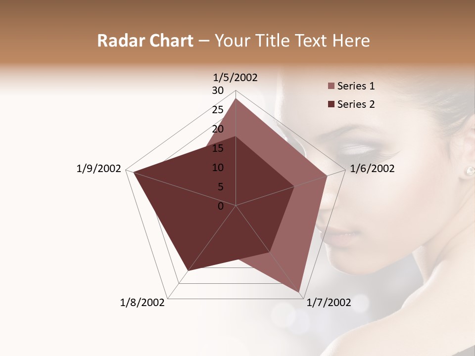 Lipstick Portrait Beautiful PowerPoint Template