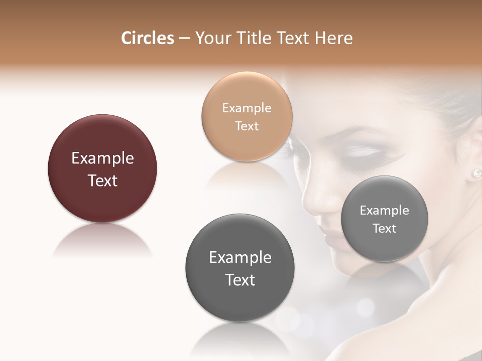 Lipstick Portrait Beautiful PowerPoint Template