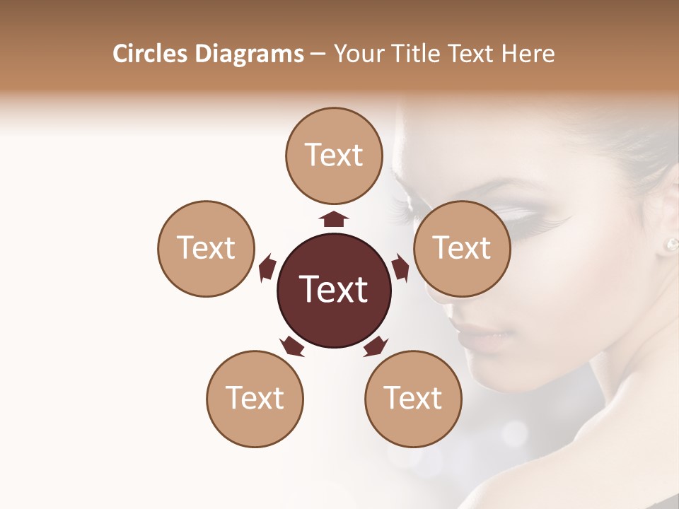 Lipstick Portrait Beautiful PowerPoint Template