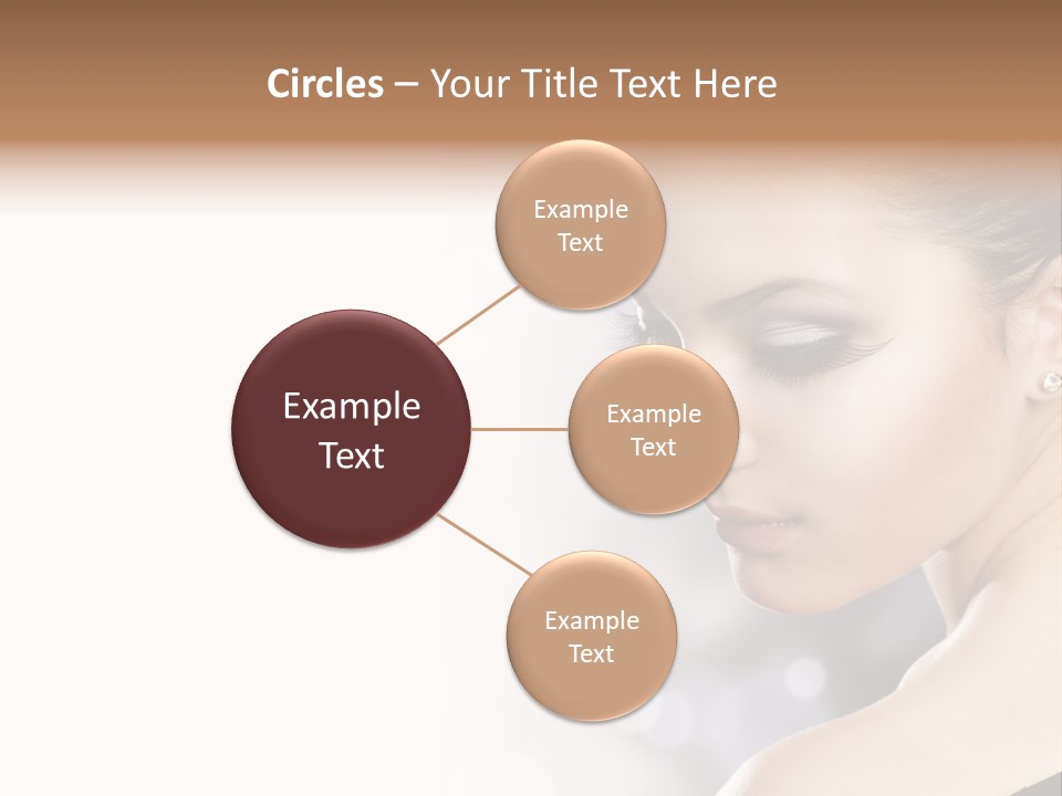 Lipstick Portrait Beautiful PowerPoint Template