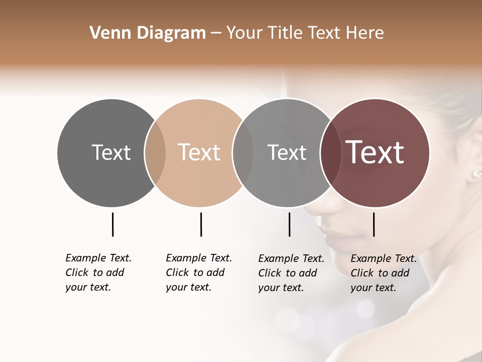 Lipstick Portrait Beautiful PowerPoint Template