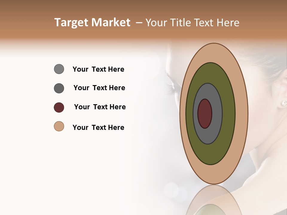 Lipstick Portrait Beautiful PowerPoint Template