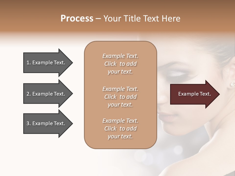 Lipstick Portrait Beautiful PowerPoint Template