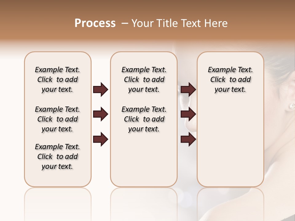 Lipstick Portrait Beautiful PowerPoint Template