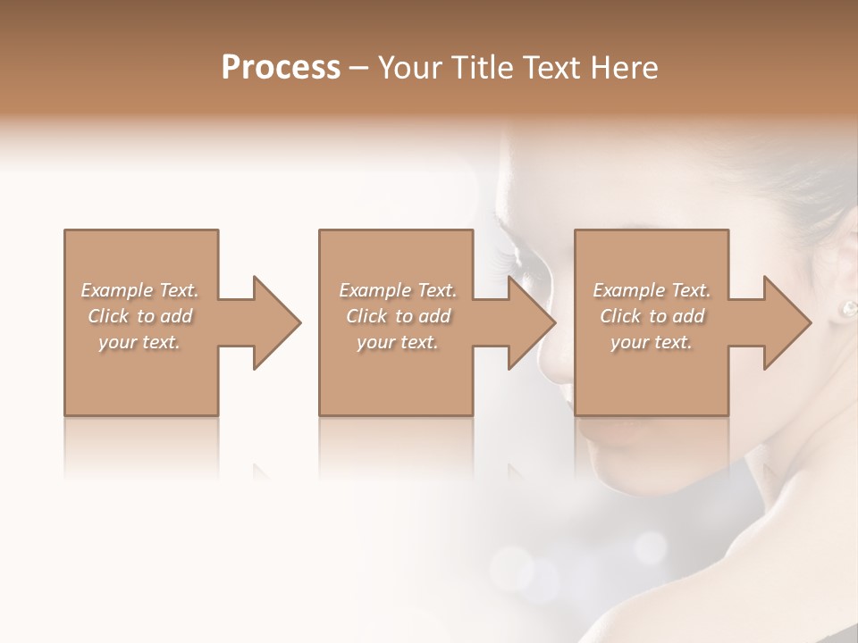 Lipstick Portrait Beautiful PowerPoint Template