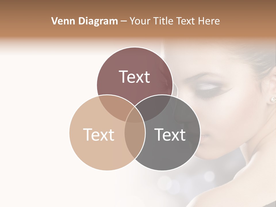 Lipstick Portrait Beautiful PowerPoint Template