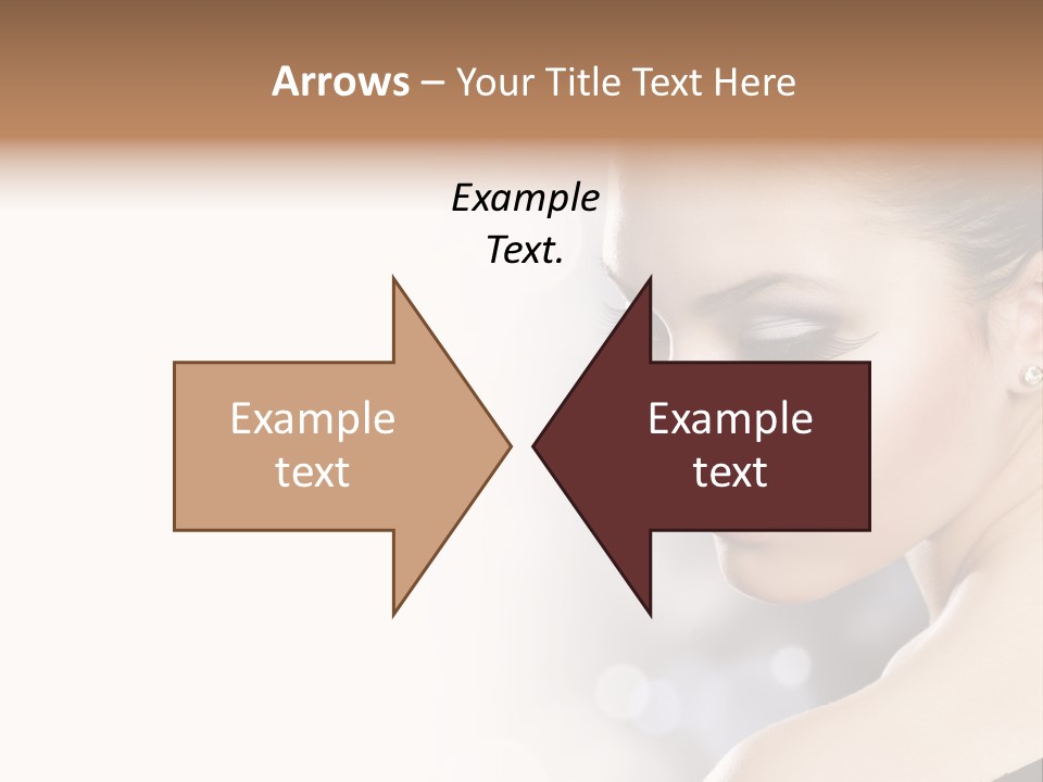 Lipstick Portrait Beautiful PowerPoint Template