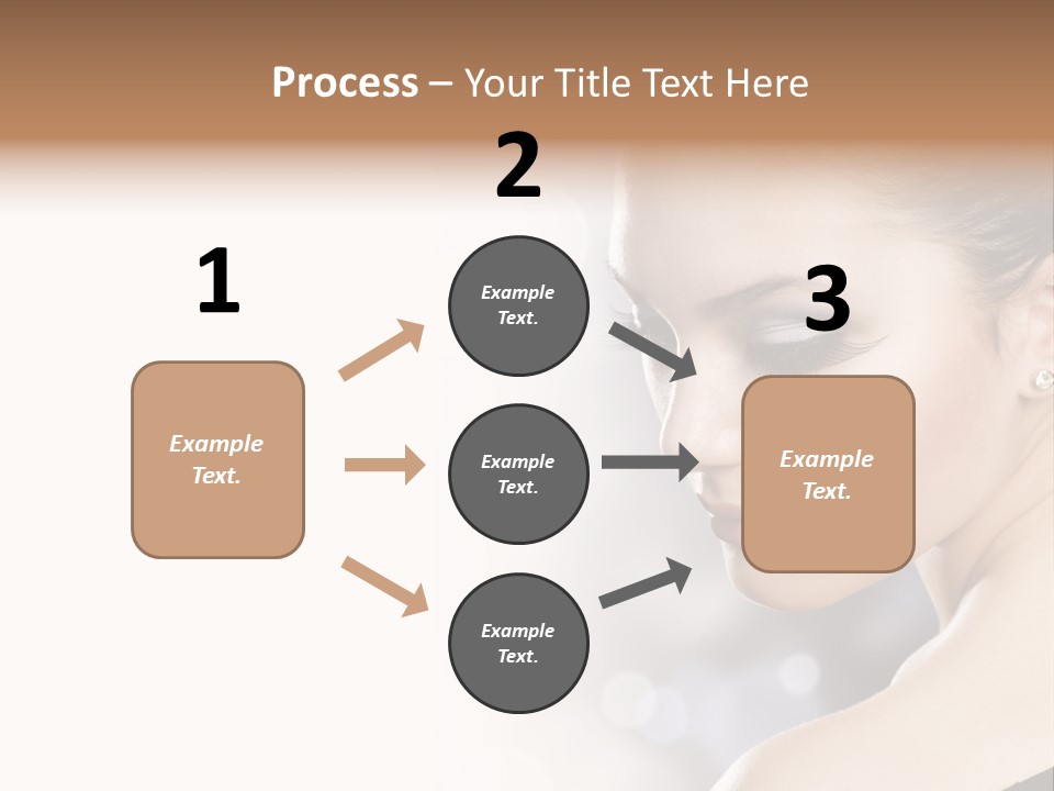 Lipstick Portrait Beautiful PowerPoint Template