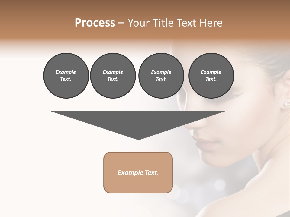 Lipstick Portrait Beautiful PowerPoint Template