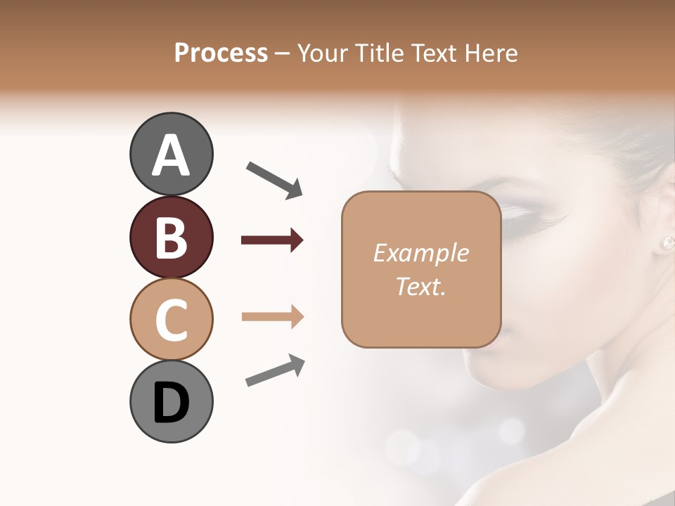 Lipstick Portrait Beautiful PowerPoint Template