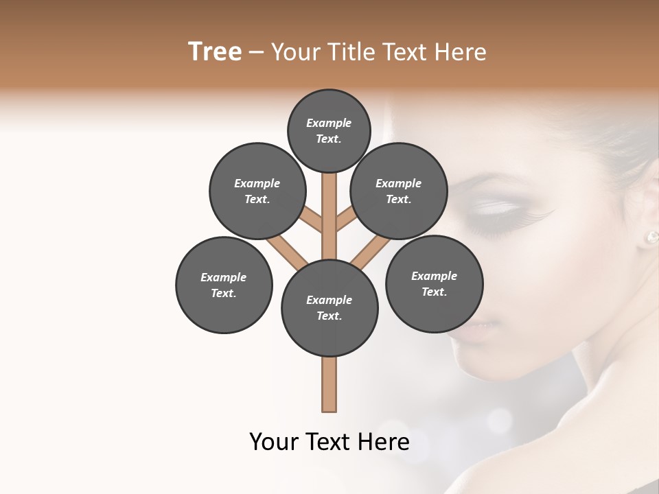 Lipstick Portrait Beautiful PowerPoint Template