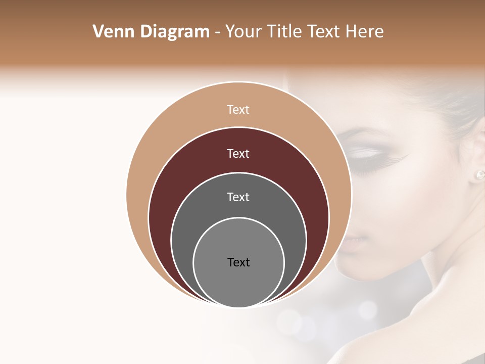 Lipstick Portrait Beautiful PowerPoint Template