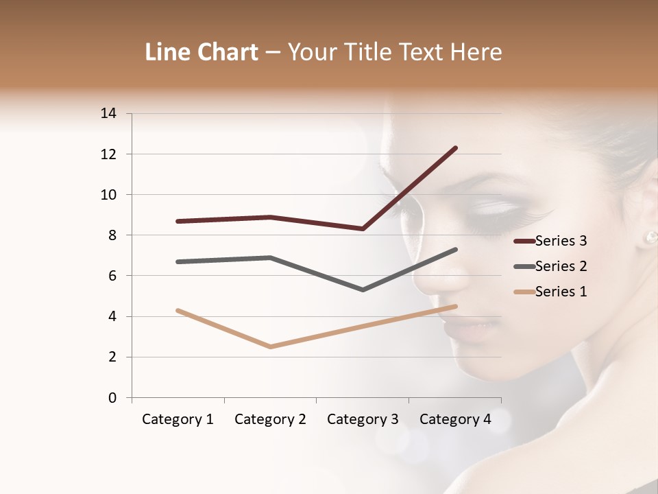 Lipstick Portrait Beautiful PowerPoint Template